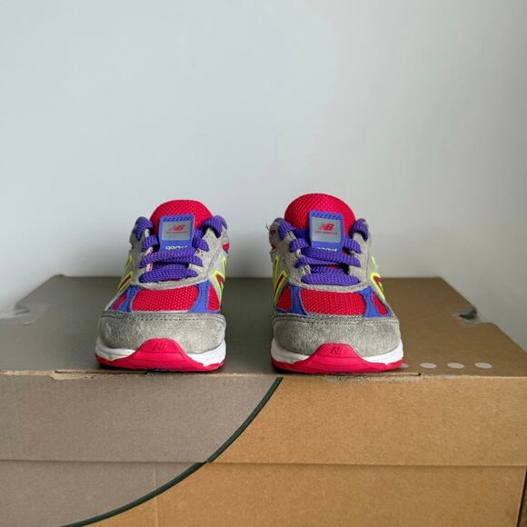 New Balance 990 V4 ‘Multicolor’ Toddler Sneakers- SZ 8 C - Picture 9 of 13